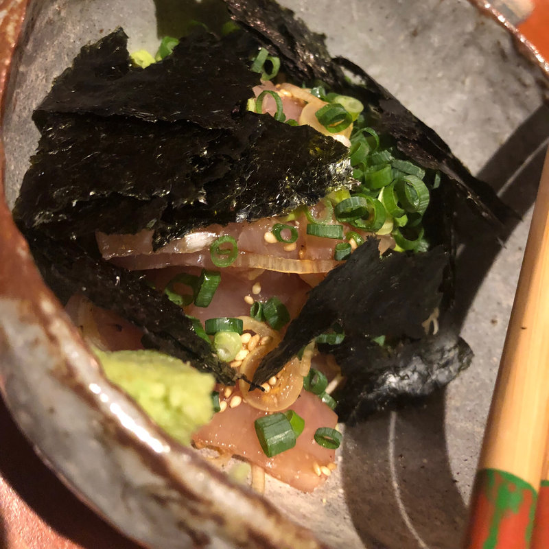 鰤の醤油漬け(吉乃坐 （地のもの酒場　吉乃坐）)