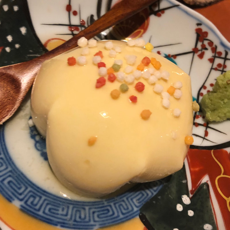 とうもろこし豆腐（季節で変わります）(吉乃坐 （地のもの酒場　吉乃坐）)