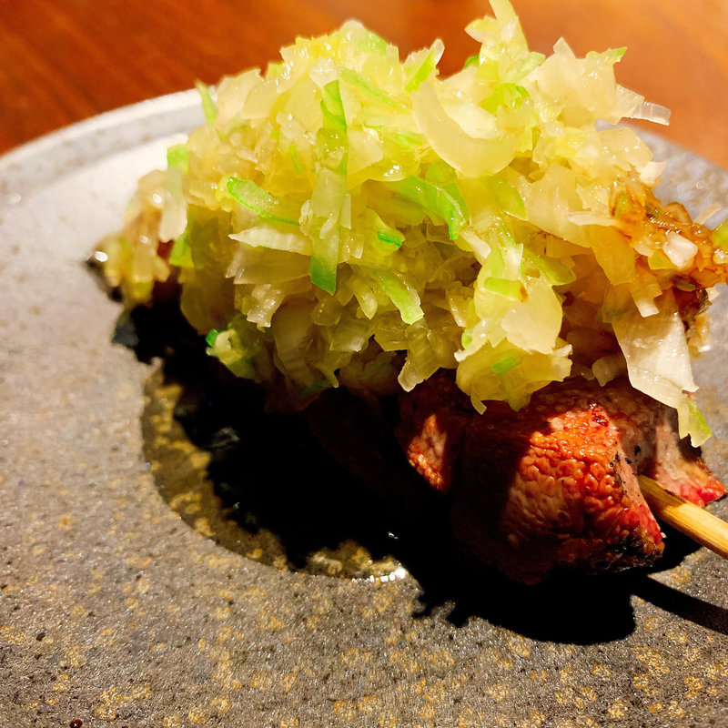 ねぎレバ(やきとん　ざぶ )