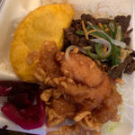 唐揚げ焼肉弁当(わせだの弁当屋)