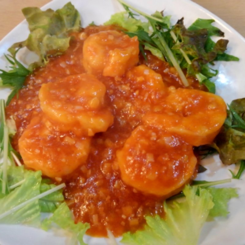 エビチリ(中華食堂 食いしん房)