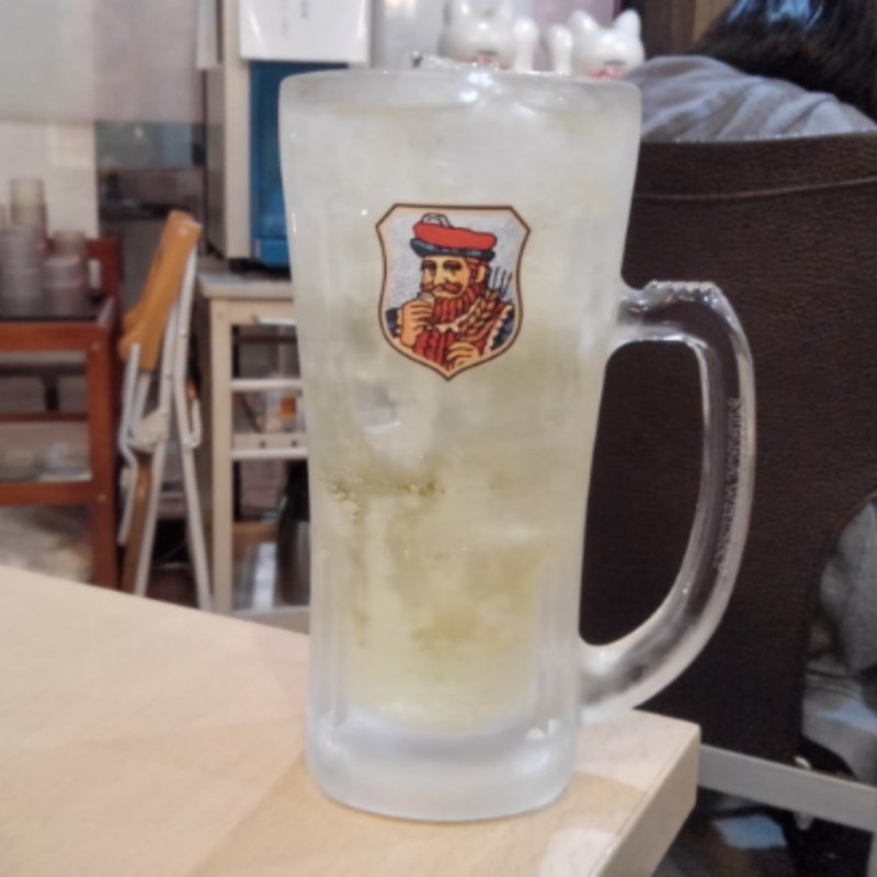 男気ジョッキ角ハイボール(中華食堂 食いしん房)