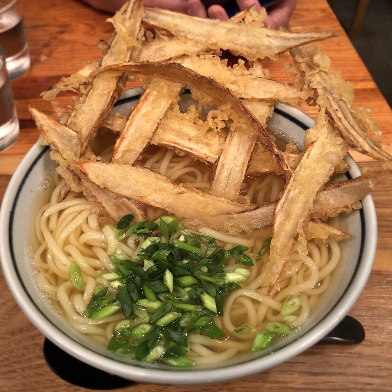 ごぼ天うどん特盛(武膳 神田小川町店 （ぶぜん）)