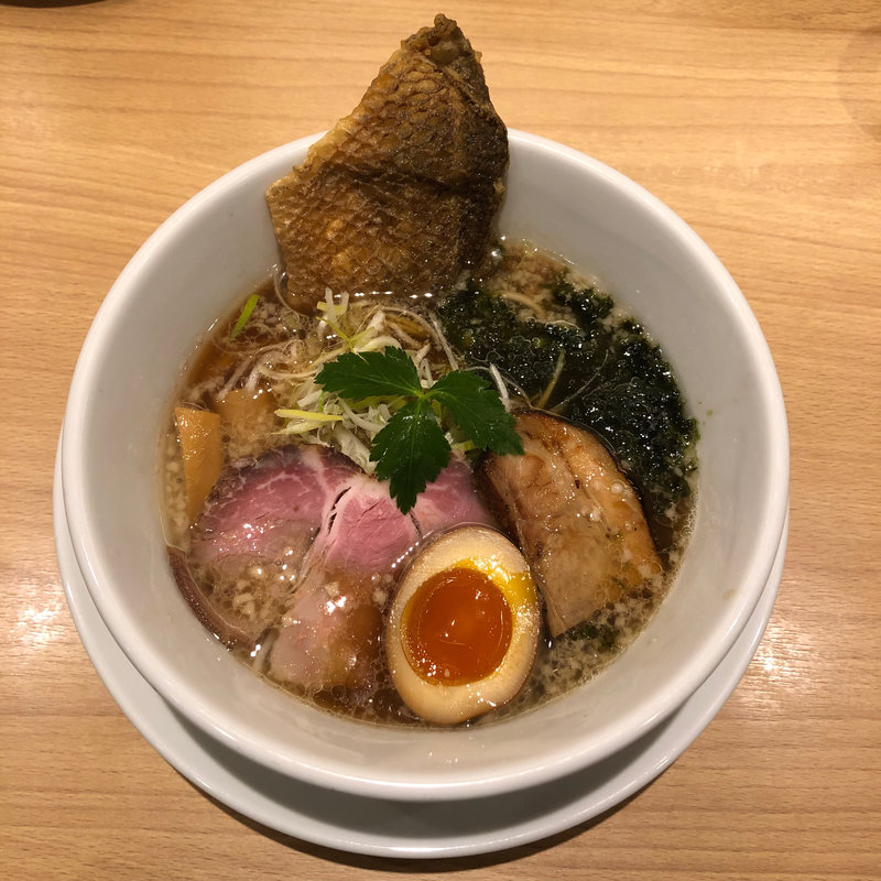 鯛香る醤油らーめん(うまい麺には福来たる 西大橋店)