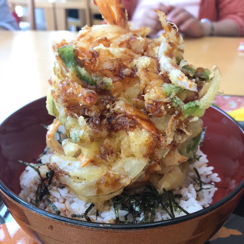 かき揚げ定食(北前船蕎麦街道 倉吉店 )