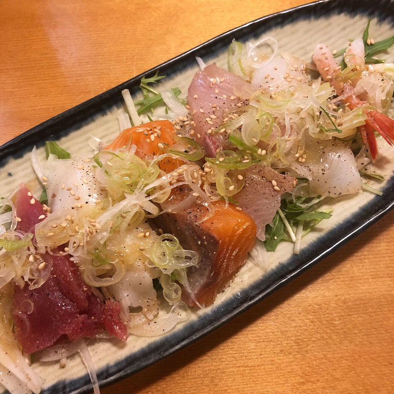 海鮮サラダ(や台ずし 東大曽根町)