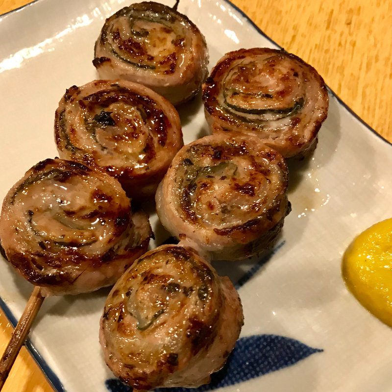 豚梅しそ巻き(山家　本店)