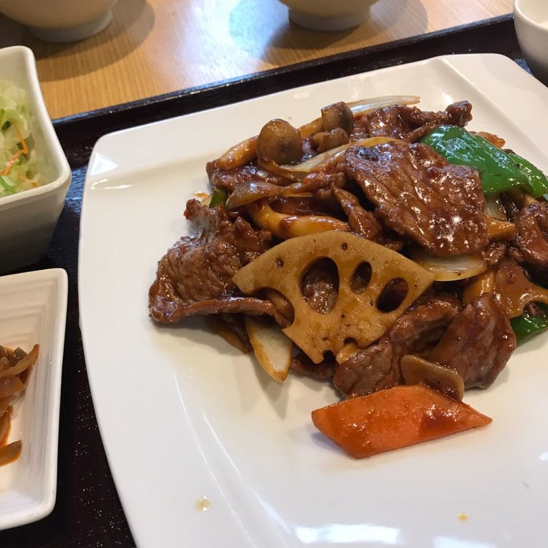 黒胡椒牛肉炒め(蜀膳坊)