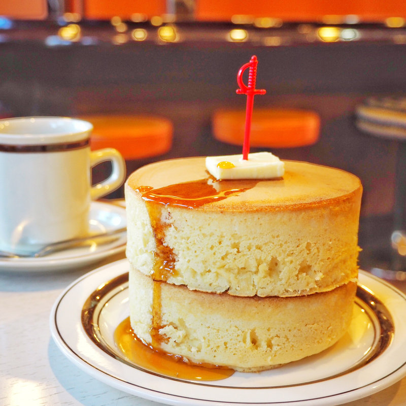 厚焼きホットケーキ 二枚(喫茶ちゃっぷ)