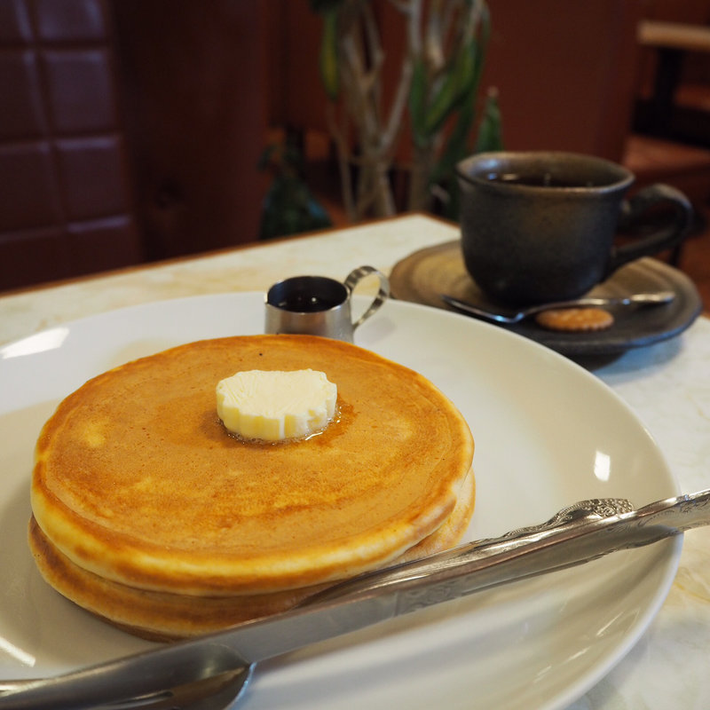 ホットケーキ(はまの屋パーラー)