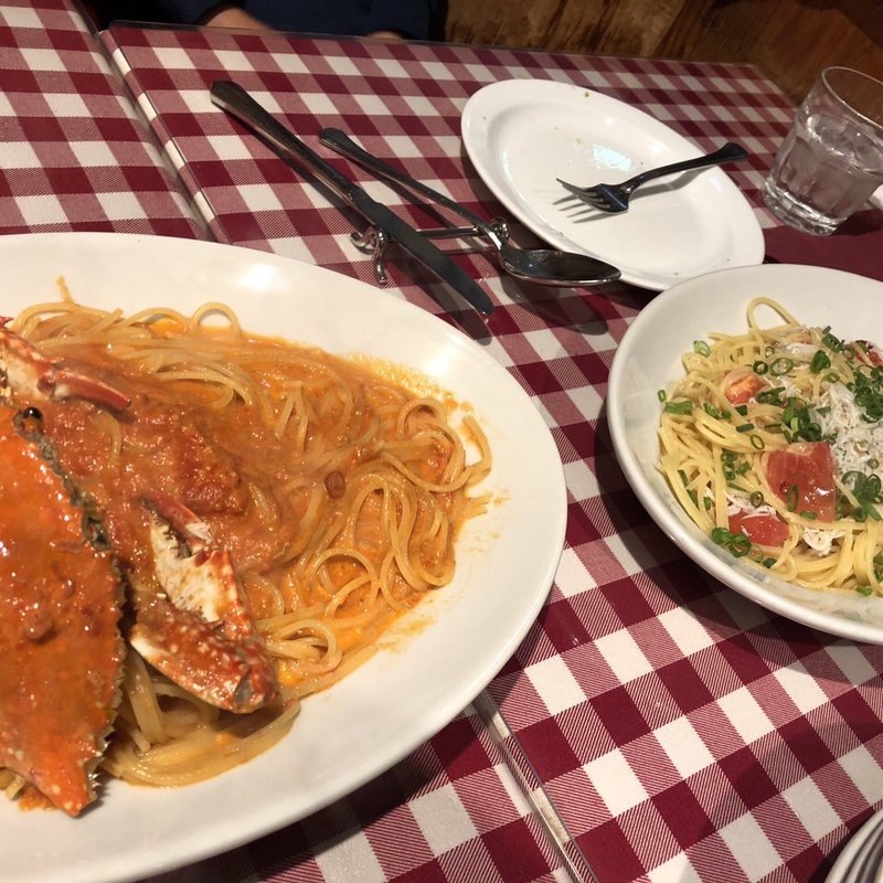 渡り蟹のスパゲッティ(ギィオットーネ （GHIOTTONE）)