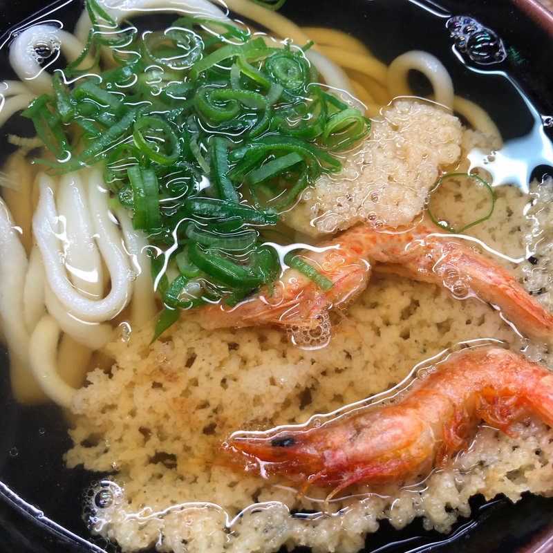 えび天うどん(博多讃岐うどん 西通り大名店)