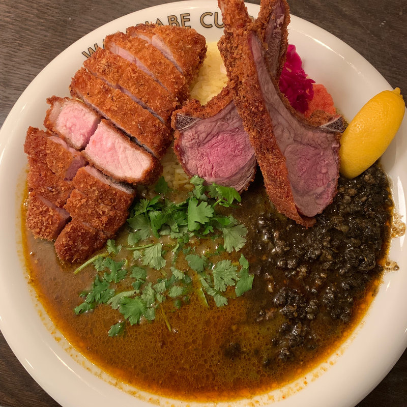 プレミアムとんかつカリー＋ラムかつ(渡邊カリー 梅田本店)