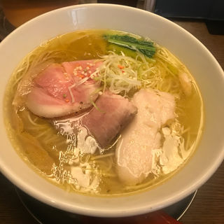 塩ラーメン(フスマにかけろ 中崎壱丁 （麩）)