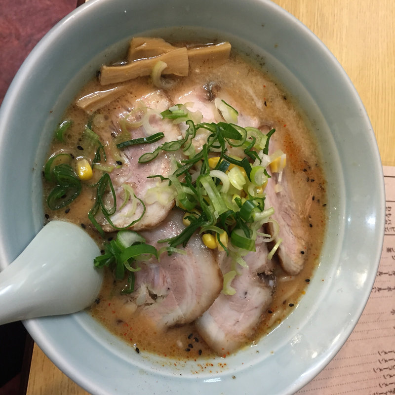 味噌ラーメン(くるまやラーメン 豊橋店)