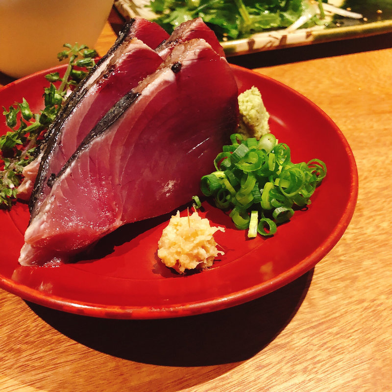 かつおの刺身(酒家 の元)