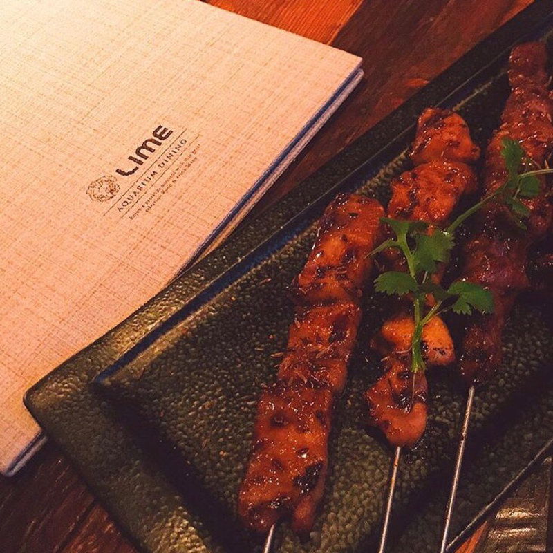 サテ盛り合わせ(アクアリウムダイニング 新宿ライム)