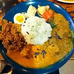 今週のカレー(合掛け3種)(博多レターレ)