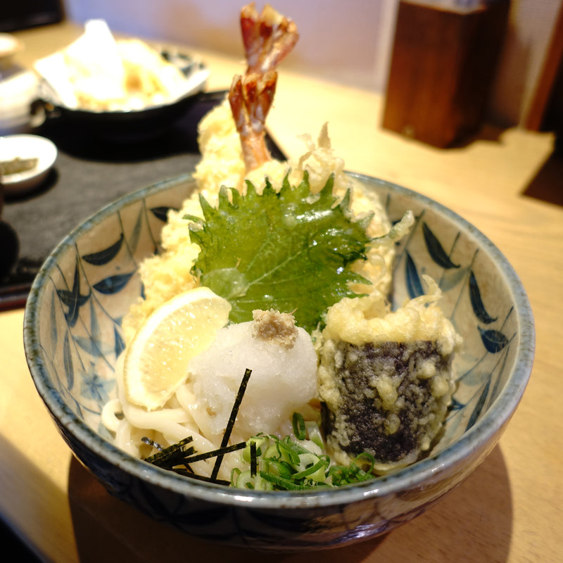 天ぷらぶっかけ(うどん 千代)