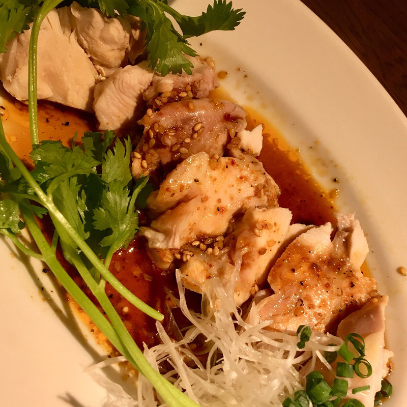 よだれ鶏(沖縄ダイニング琉歌 上野店)