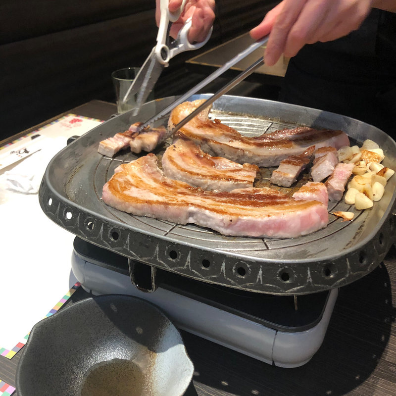 山形豚のわらいやサムギョプサル(わらいや )