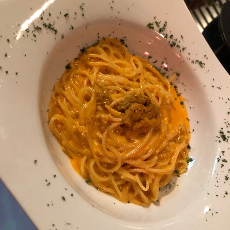 ウニのパスタ(ハリウッド ヒルズ)