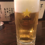 生ビール(まねき屋 南2条店)