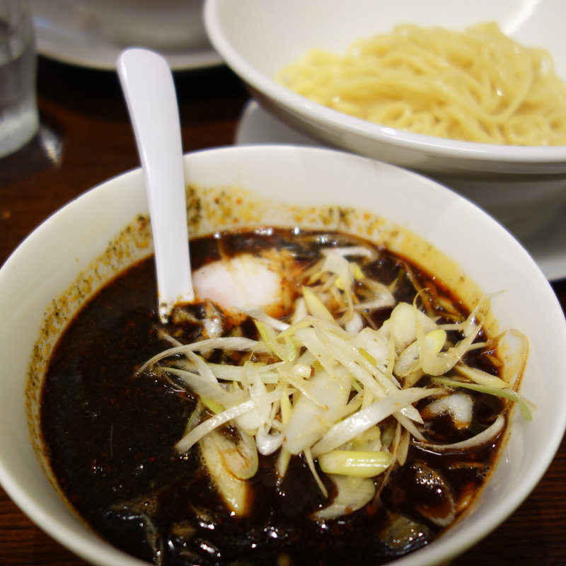 タンタン黒胡麻つけ麺(ちー坊のタンタン麺 大名店)