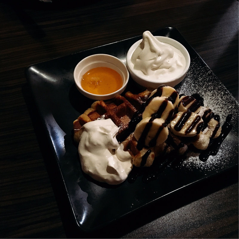 クロワッサンワッフル チョコバナナ(ベビーフェイスプラネッツ 宇都宮店 )