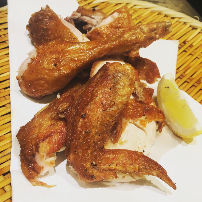 ひな鳥唐揚げ(ひな鶏唐揚 新次郎)