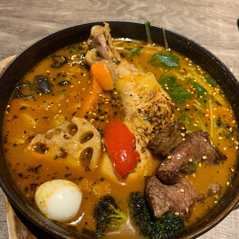 北海道産チキンのスープカレー(スープカレーGARAKU)