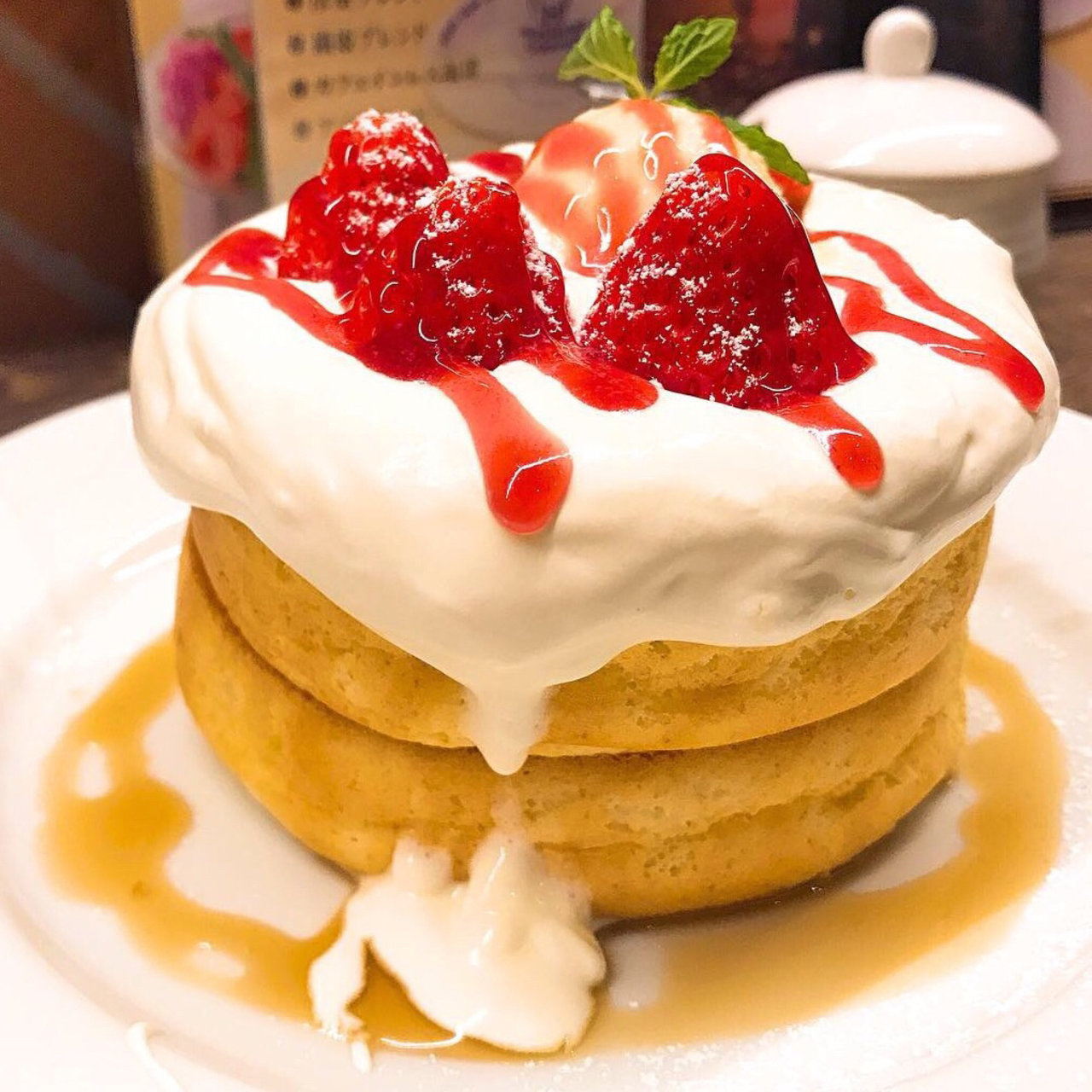 苺とふんわりクリームのスフレパンケーキ ダブル 星乃珈琲店 The Outlets Hiroshima店 の口コミ一覧 おいしい一皿が集まるグルメコミュニティサービス Sarah