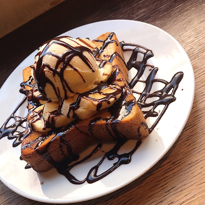 チョコレートトースト(カフェ ポーズ)