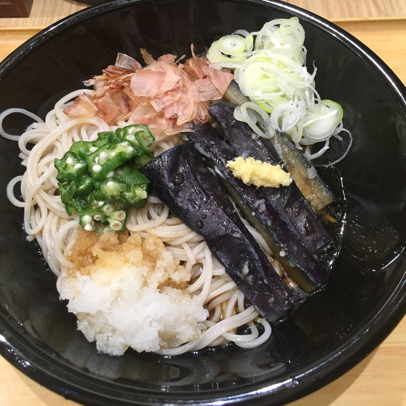 揚げ茄子おろしそば(小諸そば 秋葉原店 （こもろそば）)
