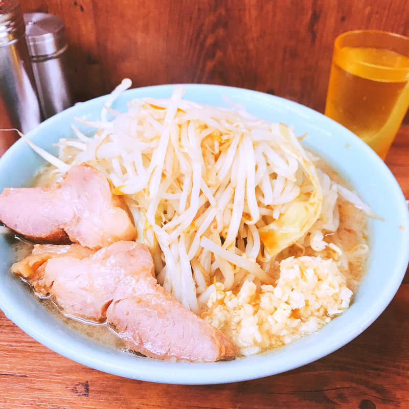 小ラーメン 麺少なめ野菜にんにくコール(ラーメン二郎 池袋東口店 （らーめんじろう）)