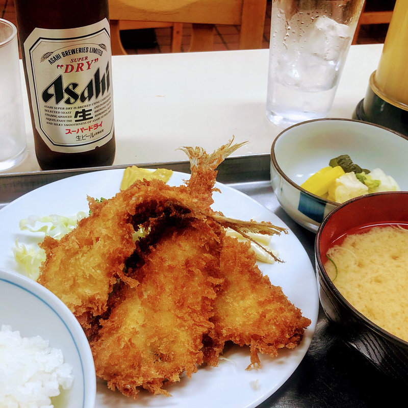 アジフライ定食(三忠食堂 )