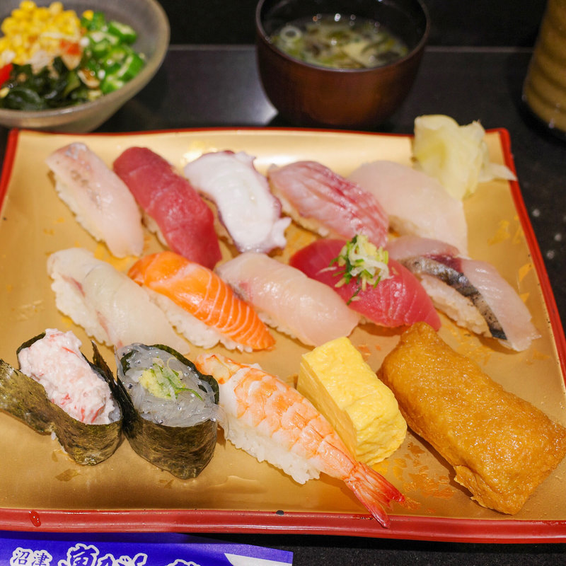 15貫ランチ(沼津 魚がし鮨 丸ビル店)