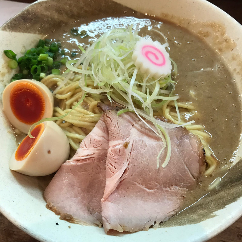 味玉ポタチキそば(麺でつながる縁 大阪縁乃助商店)