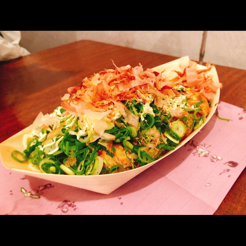 ネギたこ焼き(たこ焼道楽わなか なんば店)