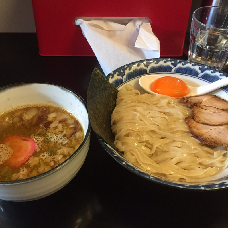 極煮干し醤油つけ麺/辛み(ラーメン ツバメ )