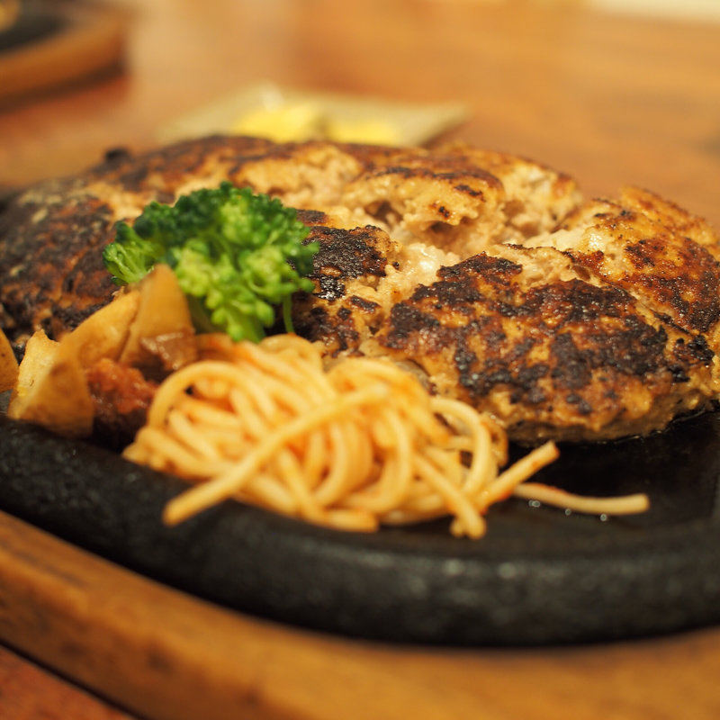 ハンバーグステーキ 450gポンド(グリルポッケ)