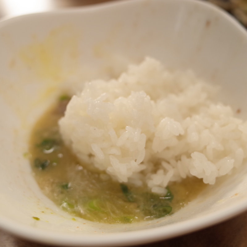 塩煮込みに白飯(スタミナ苑)