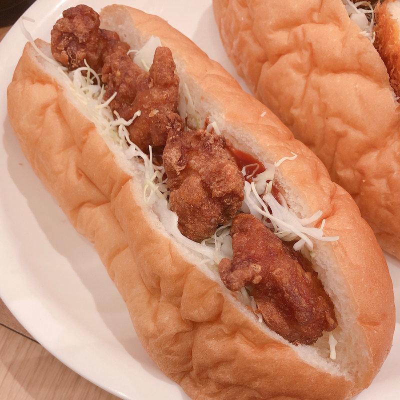 唐揚げサルサソース コッペパン(こぺてりあ 姫路みゆき通り店)