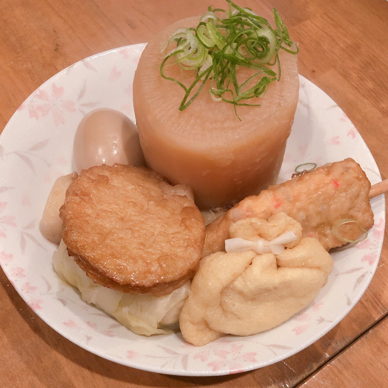 おでん七種盛り(姫路のれん街)