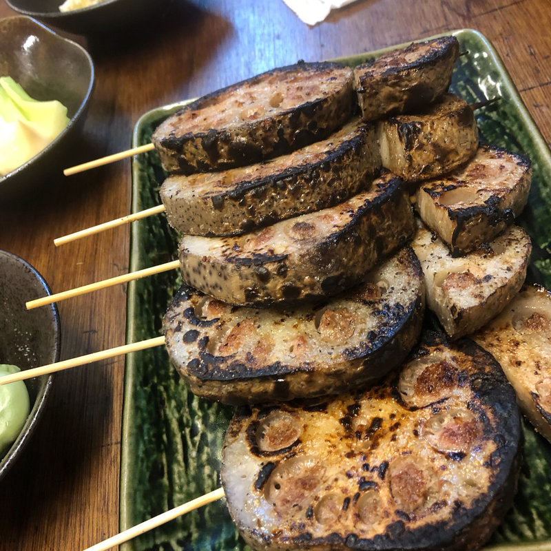 蓮根串焼き(やきとり 戎 西荻南口店 （ヤキトリエビス）)