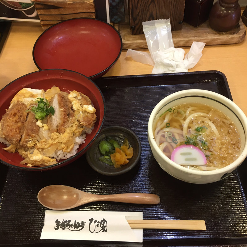 ヒレカツ丼ミニ定食(うどん亭ひさ家 氷上店)