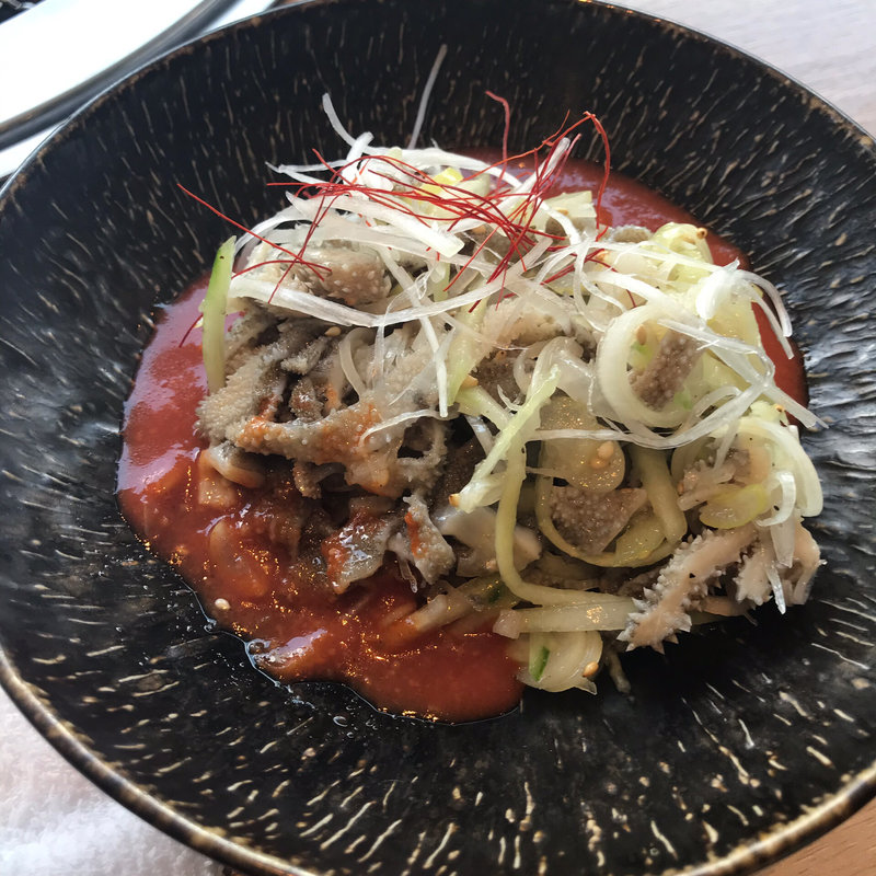 センマイ刺し(焼肉トラジ 錦糸町店)