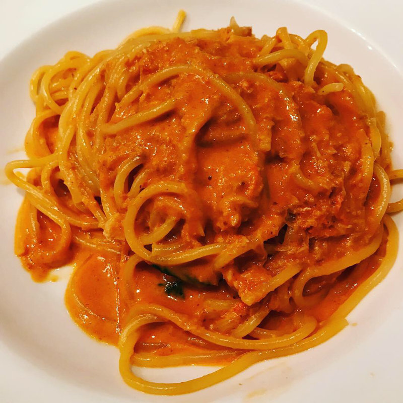 パスタランチ（渡りガニのトマトクリームスパゲッティ）(マッコ （Macco）)