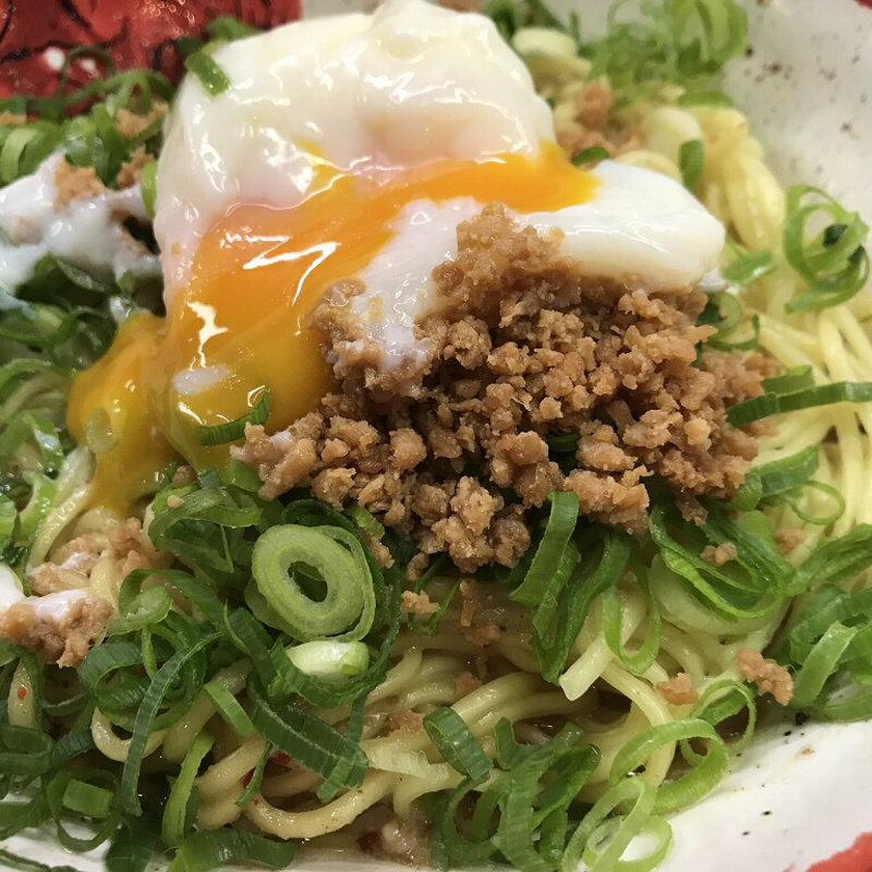 汁なし担々麺(麻拉麺 揚揚（ヤンヤン） 天六本店)