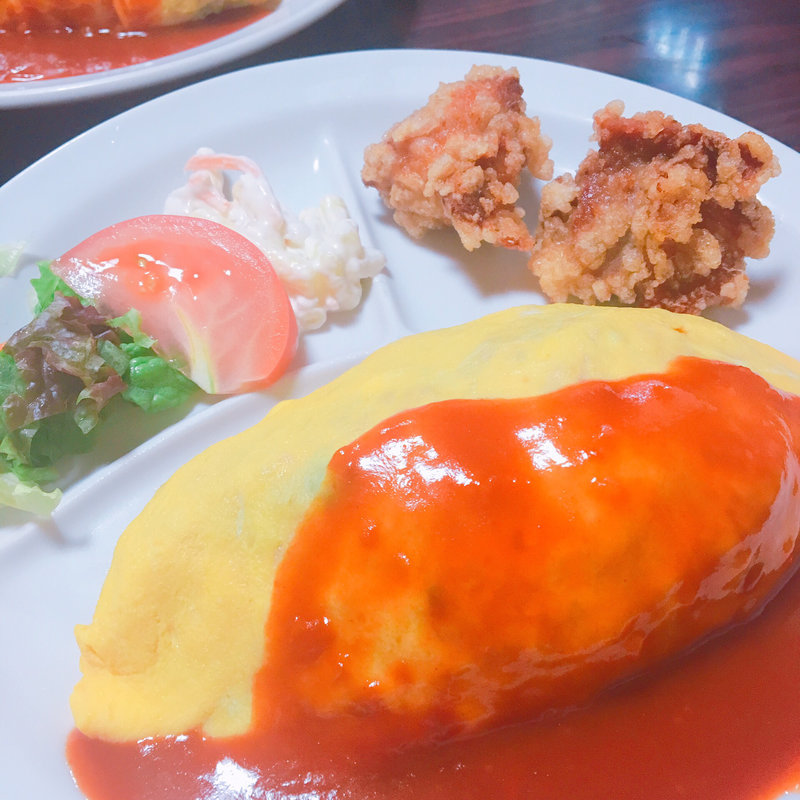 ミニオムライスセット(北極星 心斎橋本店)